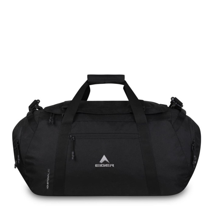 Mark Tas Travel Eiger Hometown 50 Duffle Bag Tas Olahraga - Black