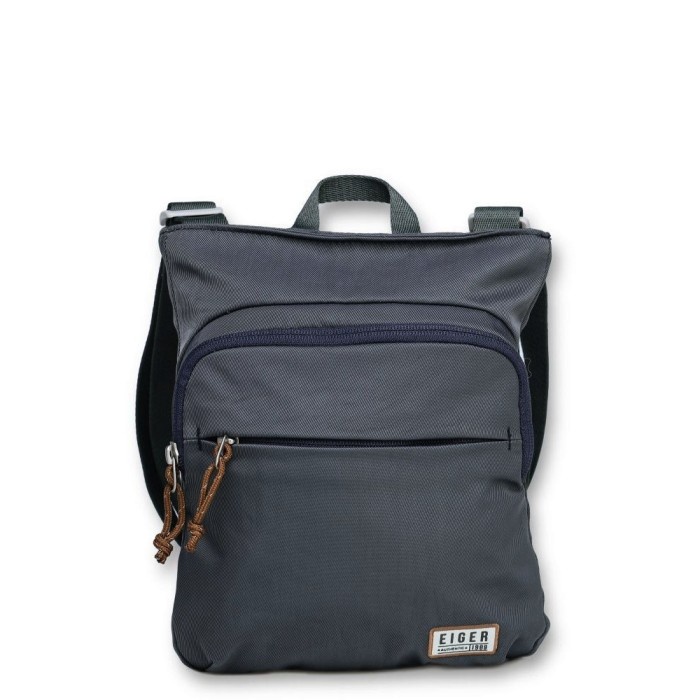 Mark Tas Selempang Eiger Fiora Slim Shoulder Bag Travel Pouch Tas Selendang - Navy