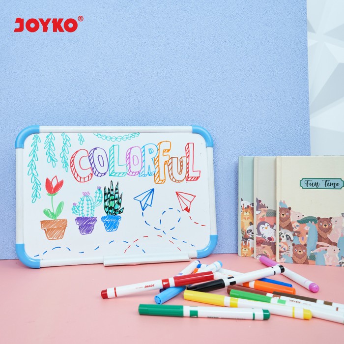 

Joyko Whiteboard Marker 12 COLOURS / Spidol Papan Tulis Warna WMC-63