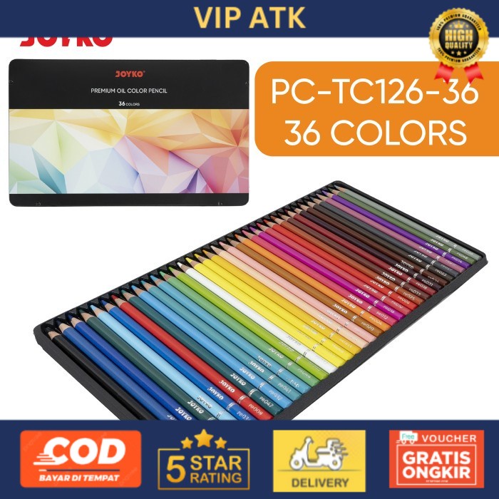 

Joyko PREMIUM ARTIST Colour Pencil / Pensil Warna Joyko LIMITED - 36 Warna alat tulis kantor atk