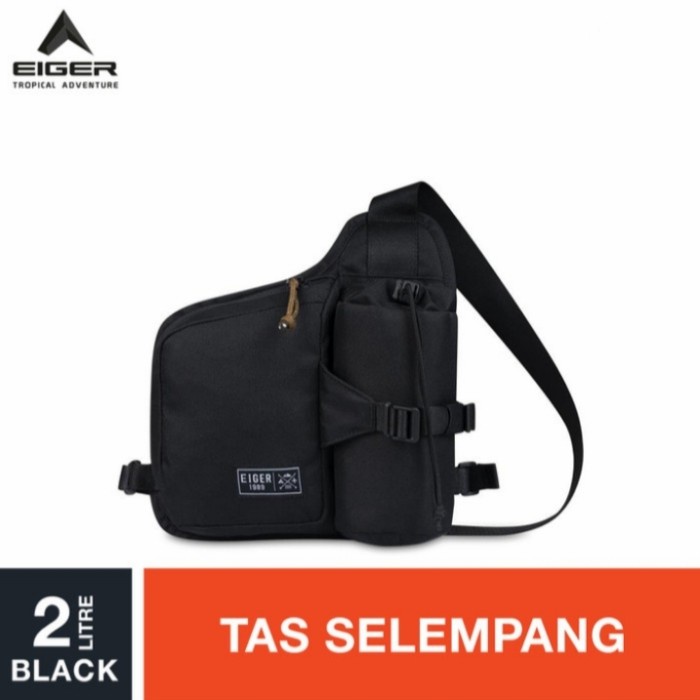 Mark Tas Sepeda Eiger X-Bike Riderpack Shoulder Bag Cycling Tas Pinggang - Hitam