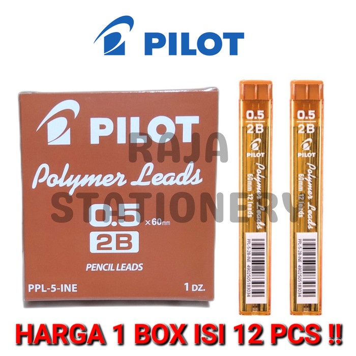 

PILOT PENCIL LEAD 2B 0.5MM ISI PENSIL MEKANIK PILOT 0.5 2B [12PCS] alat tulis kantor atk
