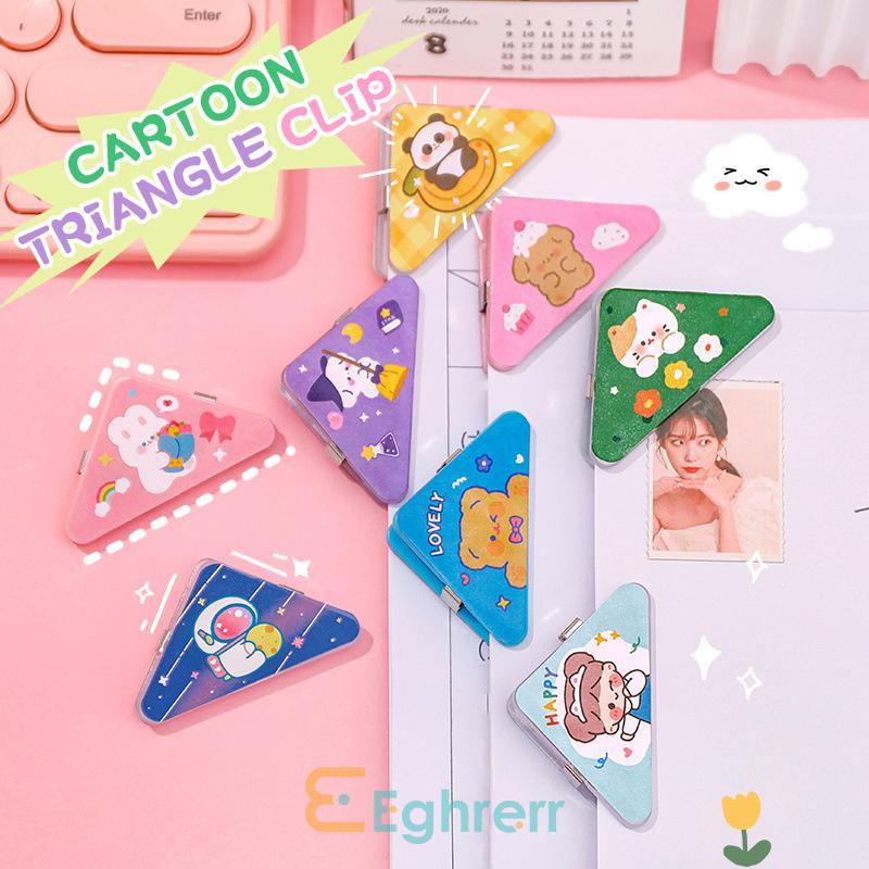 

✨EG-Klip Segitiga Kartun Lucu Paper clip segitiga motif Paper Klip Buku Materi Siswa Sudut Buku Alat Tulis Folder Tiket Alat Tulis-Eghrerr