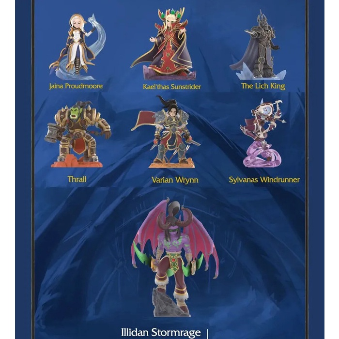 Pop Mart World Of Warcraft Classic Character Series Blind Box