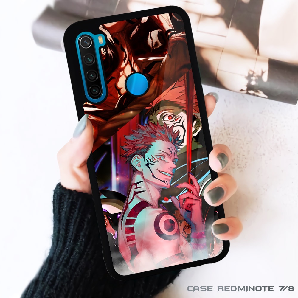 Case Glossy Xiaomi Redmi Note 6 7 8 PRO  | Redmi 7 7A 8 8A Pro |FR60| Anime Jujutsu Kaisen