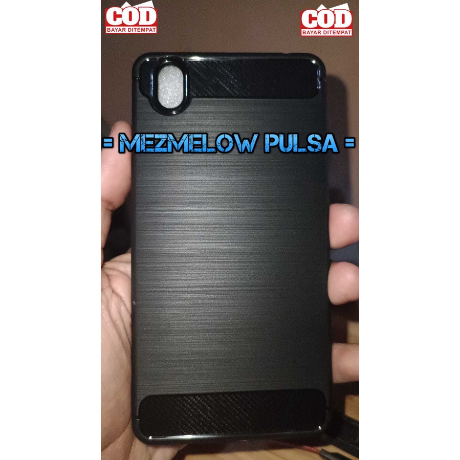 Case Fiber Carbon Casing Caseng Silicone Caseng VIVO Y51 2015