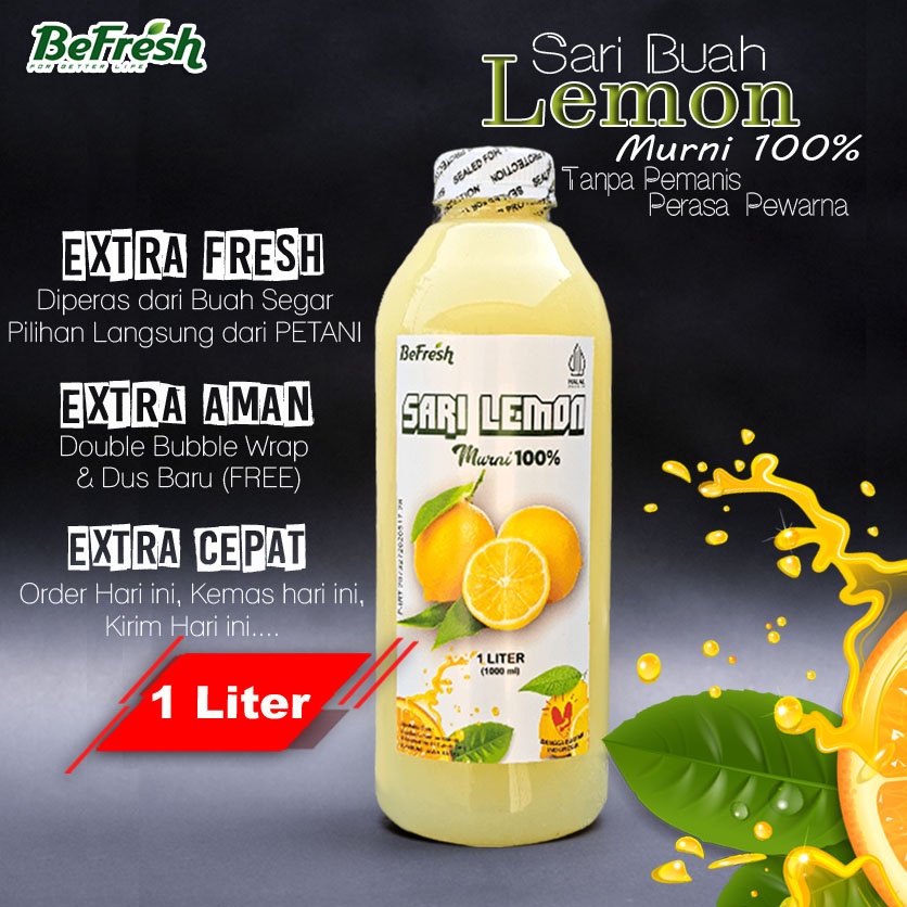 

Sari Lemon Asli Untuk Diet 1liter Polos Tanpa Label sudah BPOM Pure Lemon Juice 1 liter TermurahF2
