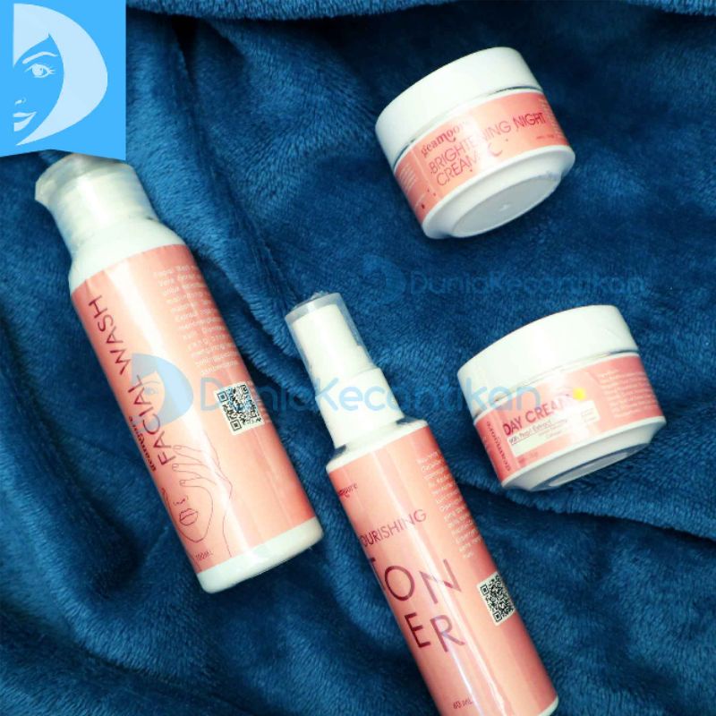 Geamoore Skincare Paket Basic Brightening Paket Serum Miracle DNA Wajah Paket Geamoore Basic Skincar