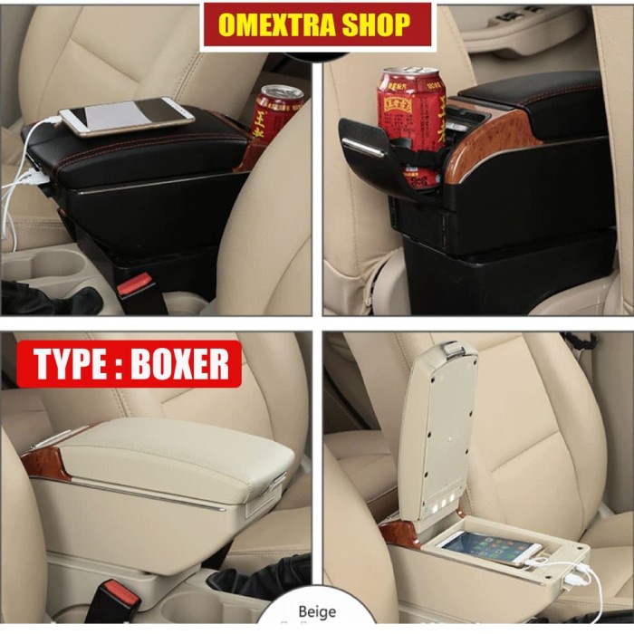 Armrest box YARIS VIOS - mount - Console Box Vios Yaris Konsol Vios - NON USB, VIOS GEN 1