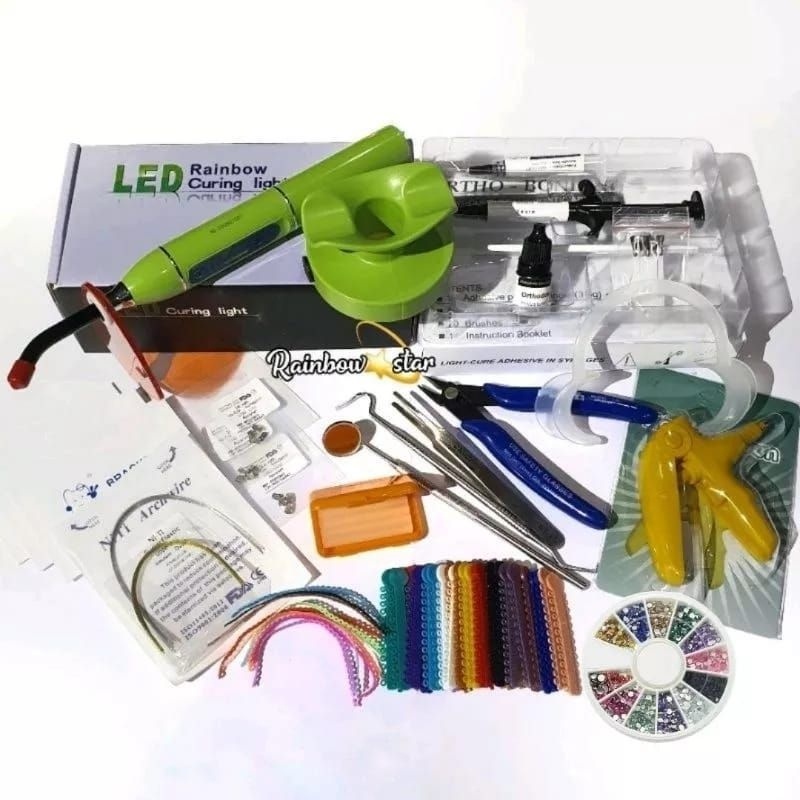 [Rainbow.star2] Paket Lengkap Alat Behel + Led Laser / Paket Usaha Behel