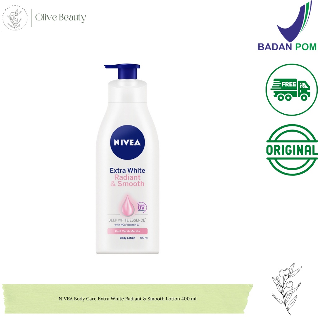 NIVEA Body Care Extra White Radiant & Smooth Lotion 400 ml