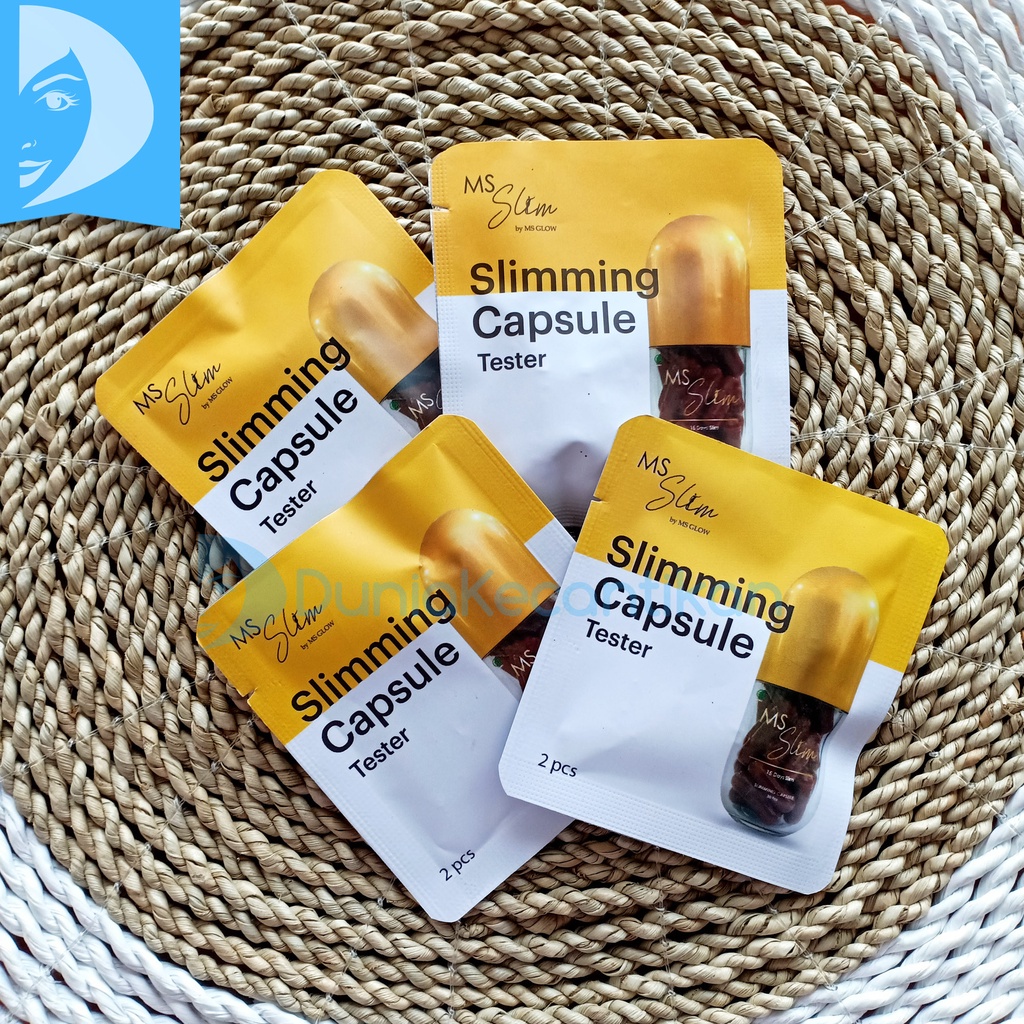MS Glow Slimming Slim Capsule Fat Blocker Obat Diet Herbal Capsul Kapsul Pelangsing Aman BPOM - ECER