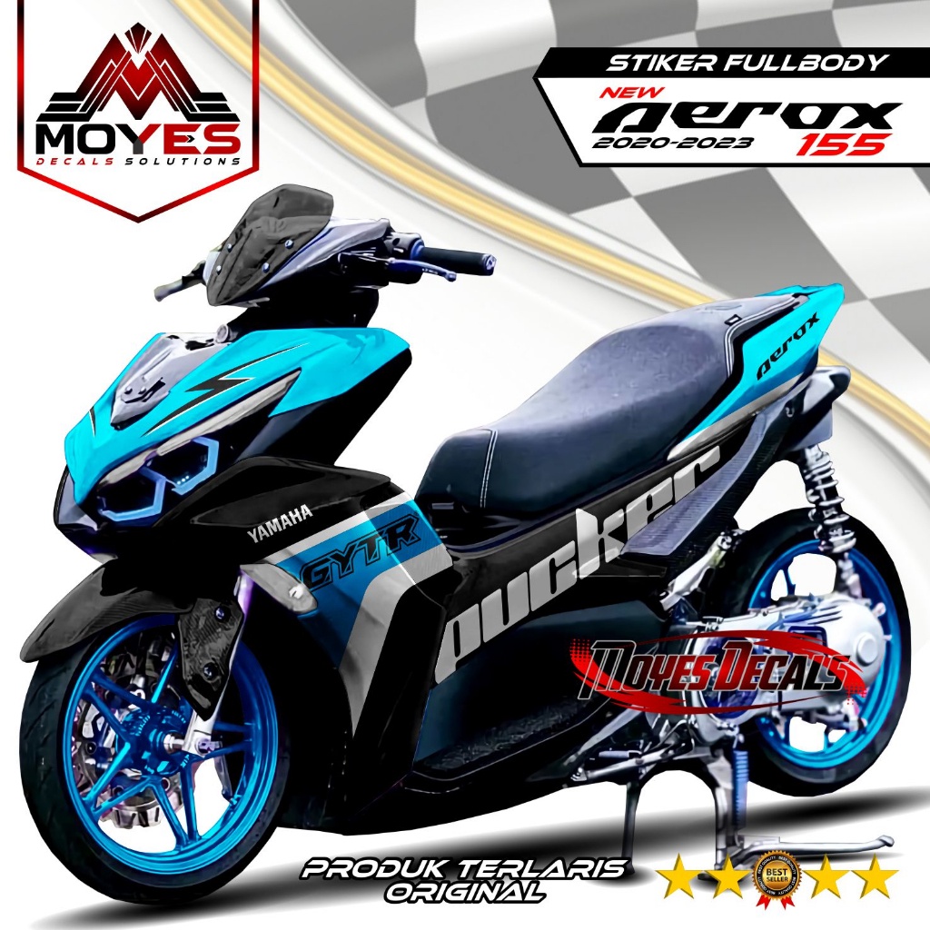 TERBARU Decal Aerox New Fullbody Dekal New Aerox Connected Fullbody Decal Stiker Aerox New