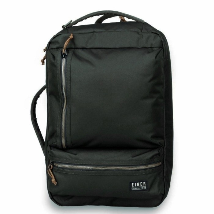 Tas Ransel Eiger Braveway Trilogic 20L Laptop Backpack Tas Punggung - Olive
