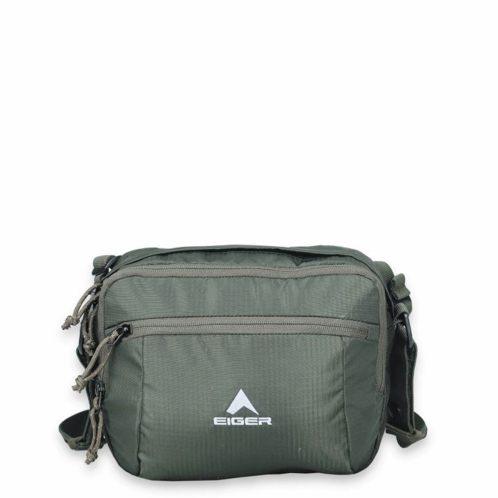 Tas Selempang Eiger Comrade Front Bag Chest Pack Tas Selendang Travel - Olive