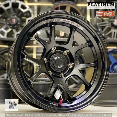 VELG MOBIL PAJERO FORTUNER STRADA TRITON PRADO LENSO VENOM 6 RING18