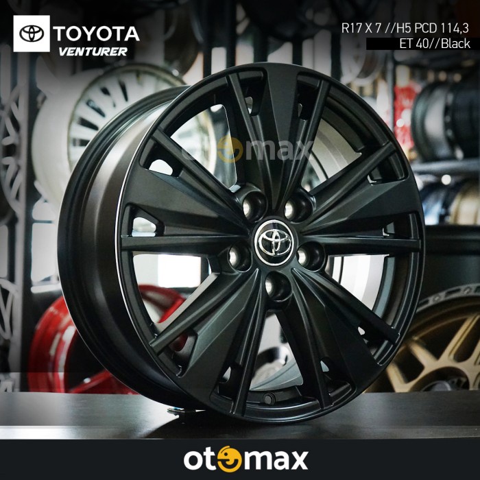 Velg Mobil Innova Venturer Ring 17 - Black Mate