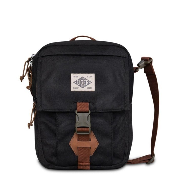 Eiger Sender Shoulder 10 1F Tablet Bag Tas Selempang Travel Pouch - Hitam