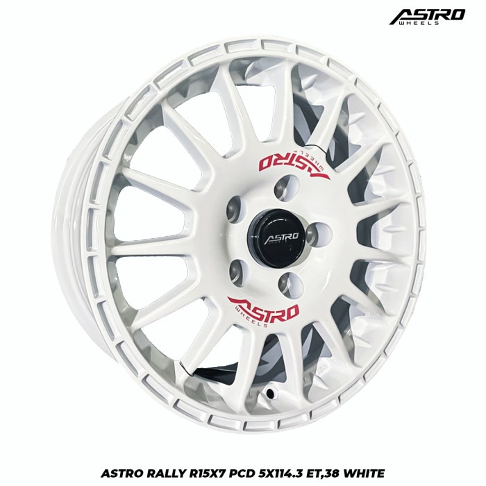 Velg Mobil ASTRO Rally 15X7.0 5X114.3 ET.38 WHITE