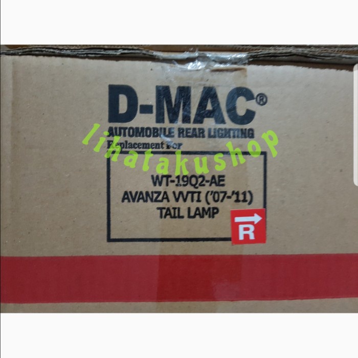 Lampu Stop Belakang Tail Avanza Xenia 2007 2008 2009 2010 2011 - Kanan / RH