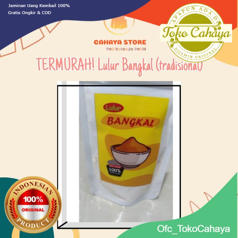 ORIGINAL TERMURAH ORIGINAL LULUR KAYU BANGKAL / LULUR TRADISIONAL / LULUR BADAN TERMURAH