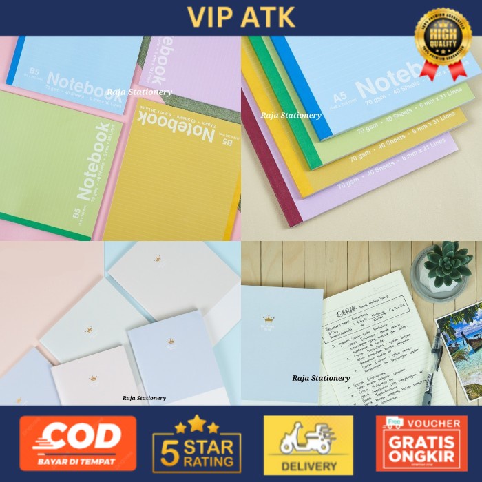 

Joyko Notebook A5 B5 Garis / Buku Tulis Joyko A5 B5 Catatan Bergaris - BIASA, A5 alat tulis kantor atk