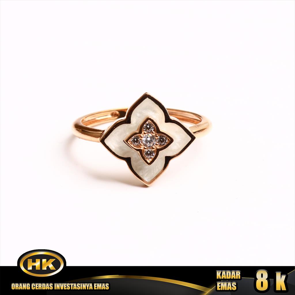 HK Mustika Gold - Cincin Emas 8K - Type 338