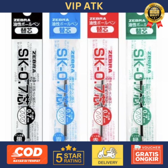 

Zebra Sarasa Clip On Multi Pen REFILL / Isi Ulang Clip On Multi SK-07 - Biru alat tulis kantor atk