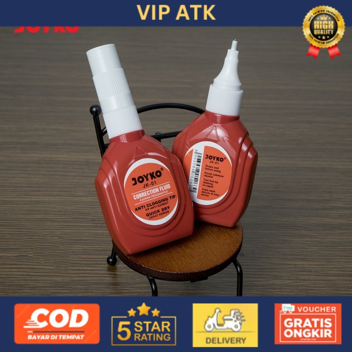 

Joyko Correction Fluid Pen / TipEx Cair Joyko Tip Ex Tipx JK-01 alat tulis kantor atk
