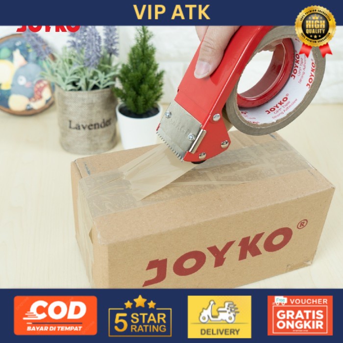 

Joyko Tape Dispenser / Alat Potong Pemotong Lakban Joyko 2 INCH 48MM - PLASTIK TD-2 alat tulis kantor atk