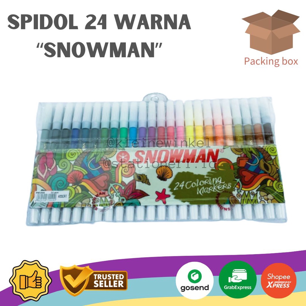 

Spidol 24 warna SNOWMAN PW-24A