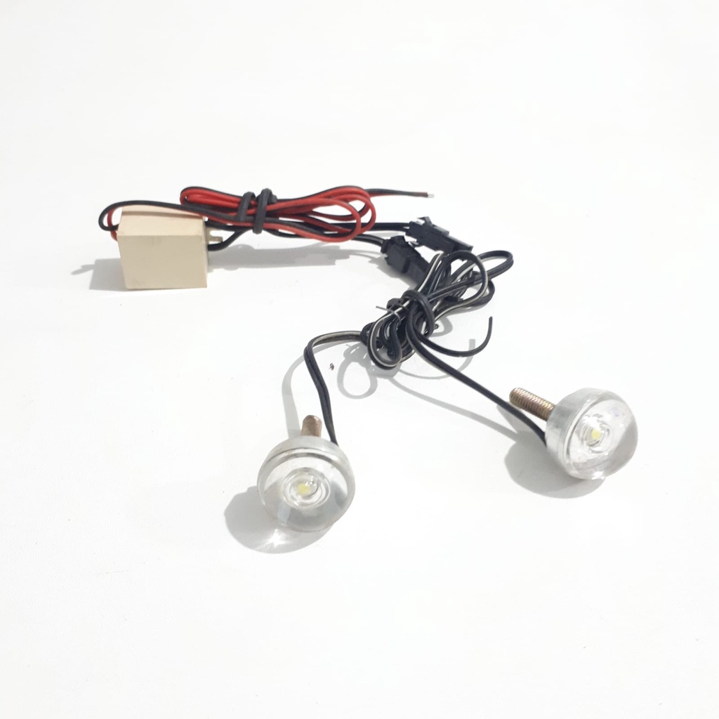 Lampu Plat No Bingkai Plat Lamp White Variasi Motor