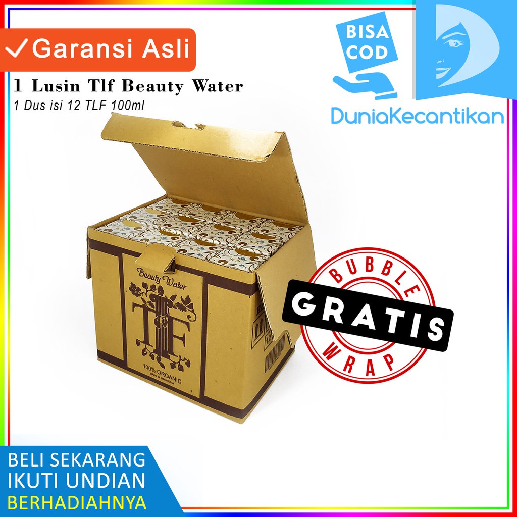 Peluang Usaha TLF Beauty Water 100ml / Paket Usaha 1 Lusin TLF Beauty Water 100ml