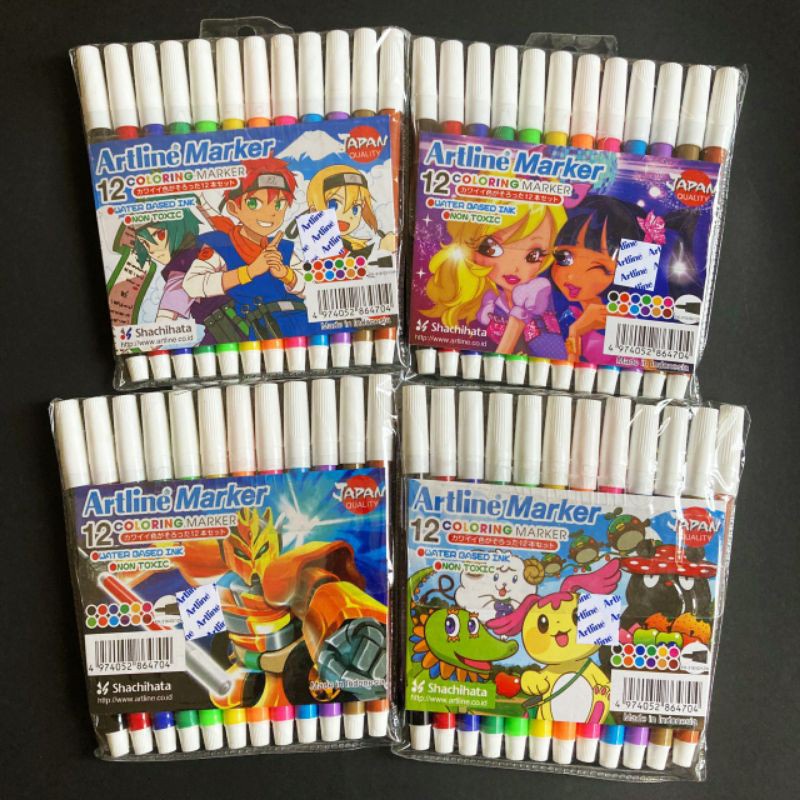 

Spidol Kecil Set 12 Warna Artline