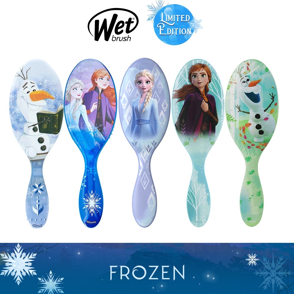 The Wet Brush Disney Frozen Sisir Rambut Anti Kusut Sisir Frozen Sisir Karakter SIsir Wet Brush