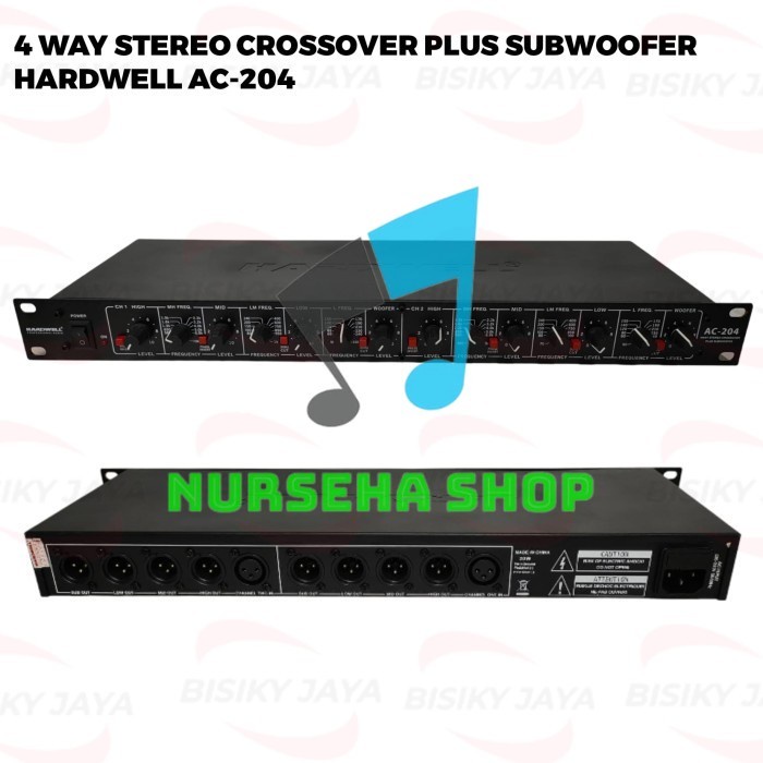 Crossover 4 way Hardwell AC-204