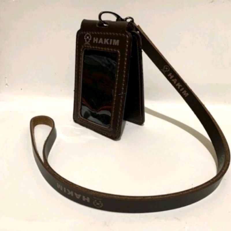 

LANYARD TEMPAT ID CARD KULIT HOLDER LIPET HAKIM ID CARD HAKIM LIPET
