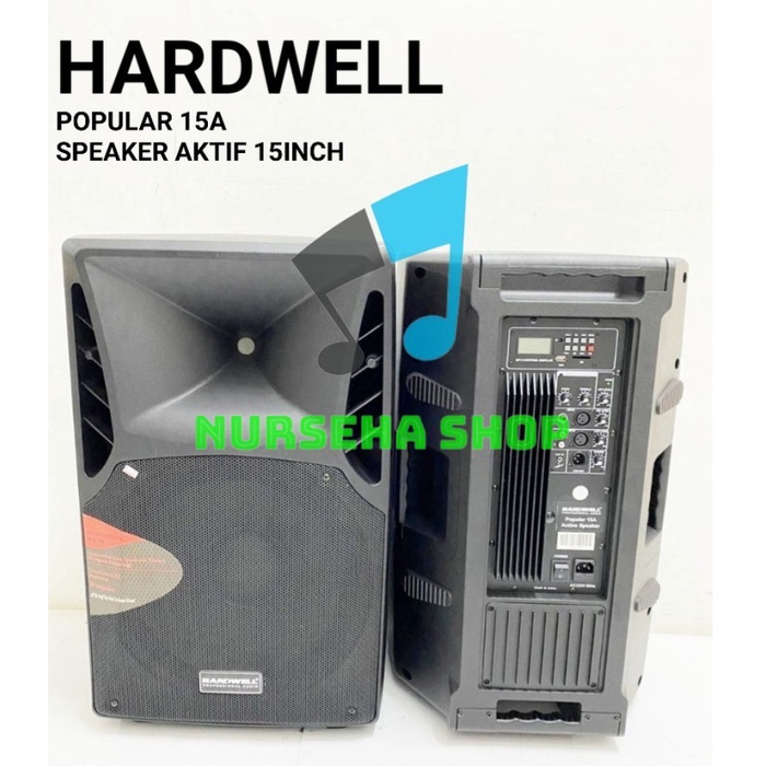 Speaker Aktif Hardwell Popular 15 A / Popular 15A Sepasang Original