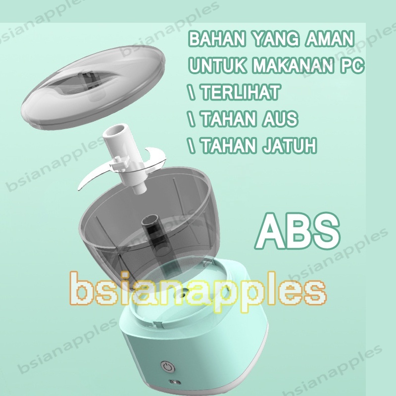 Blender Daging Chopper Stainless 300ml Penggiling Daging Multifungsi Meat Grinder Chopper Blender daging / Choper bumbu