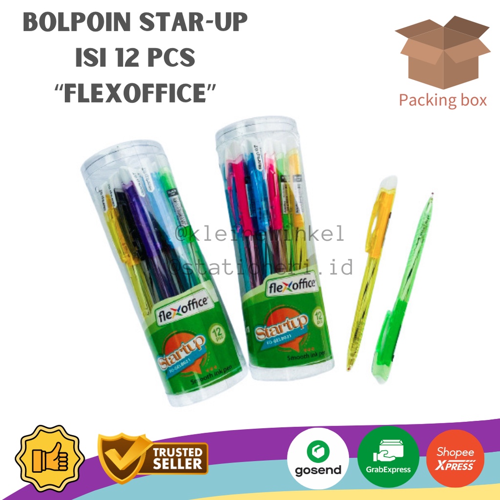 

Bolpoin Flexoffice TRENDEE Tabung isi 12pcs