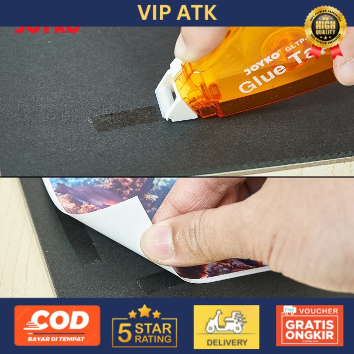 

Joyko Glue Tape Double Tape / Alat Lem Kertas Roller Roll Joyko alat tulis kantor atk