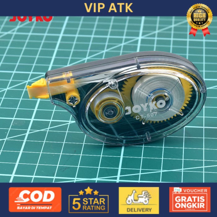 

Joyko Correction Tape 8m / TipEx Joyko Pita Koreksi 8m CT-507 alat tulis kantor atk