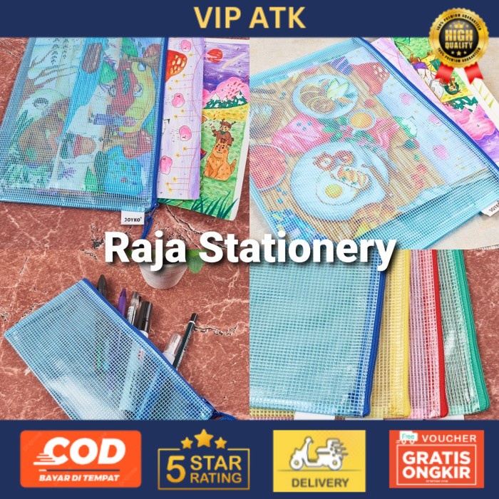 

Joyko Document Bag Map Seleting / Tas Dokumen Joyko Jaring Jala DCB-33 - BILL alat tulis kantor atk