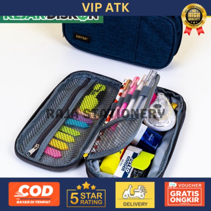 

Joyko Pencil Case / Kotak Tempat Pensil Alat Tulis Rapi PC-5004 alat tulis kantor atk