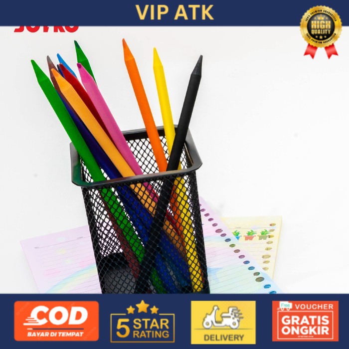 

Joyko Desk Set Pen Holder / Tempat Alat Tulis Meja Kantor BESI DS-17 alat tulis kantor atk