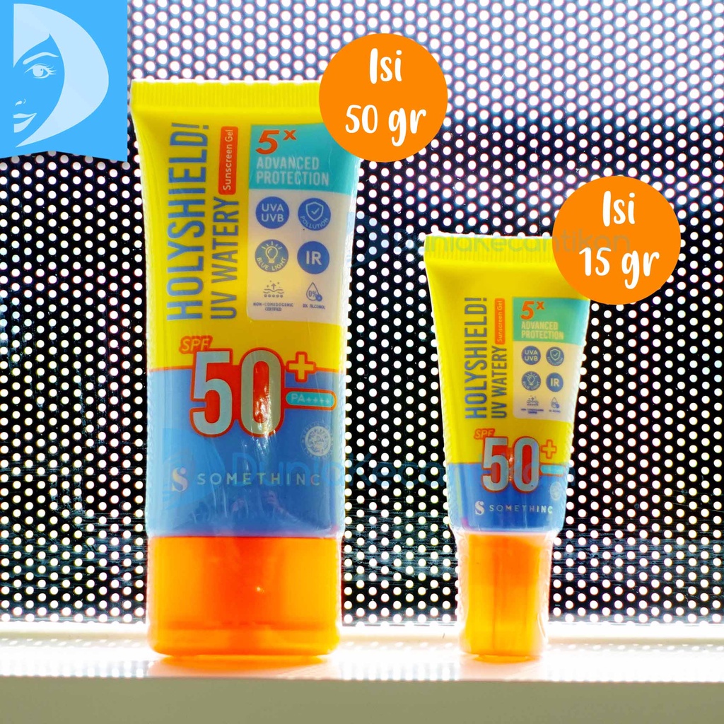 SOMETHINC Holyshield UV Watery Sunscreen Gel SPF 50+ PA++++ Tabir Surya Sunblock Somethinc Sunscreen
