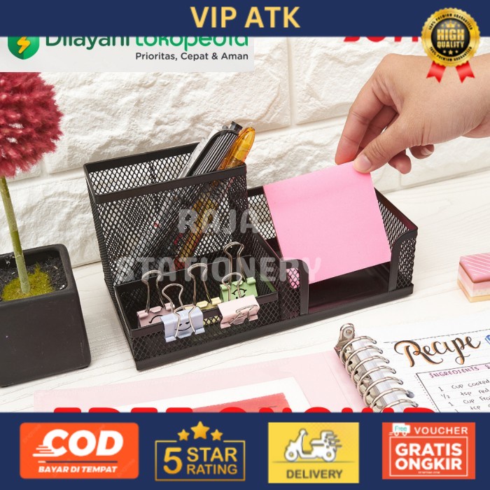 

Joyko Desk Set METAL Pen Holder / Tempat Alat Tulis Kantor BESI DS-20 alat tulis kantor atk
