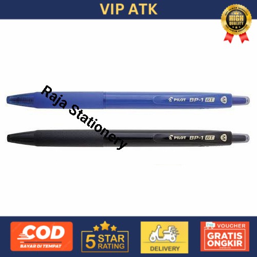 

Pilot Ball Pen BP-1 RT / Pulpen Pen Pilot Cetek BP-1 - Hitam alat tulis kantor atk
