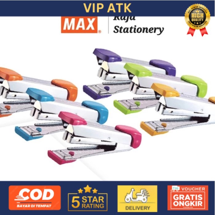 

MAX Stapler HD-10 Tokyo Design / Stepler MAX HD-10 Jepretan ORIGINAL alat tulis kantor atk