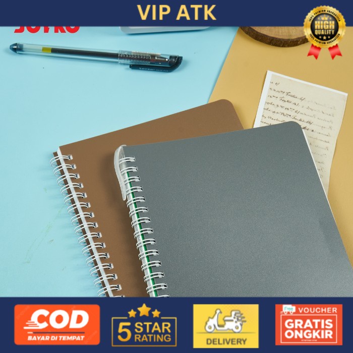

Joyko Ruled Notebook A5 / Buku Tulis Binder Garis A5 Joyko NB-690 alat tulis kantor atk